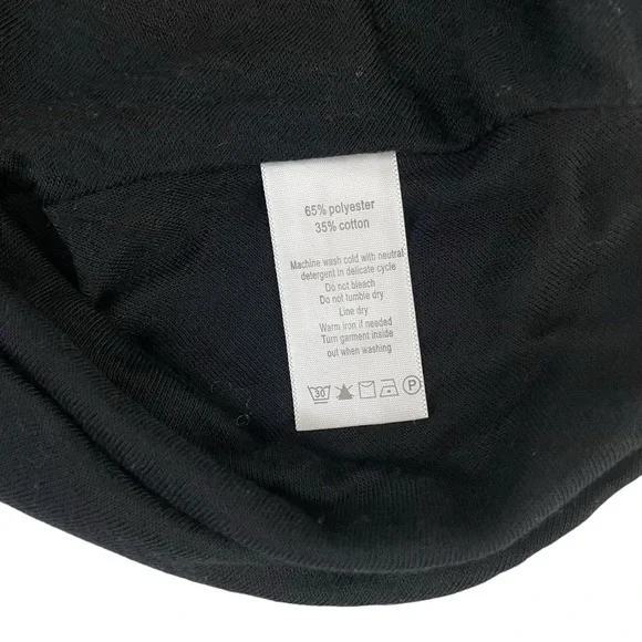 alo Yoga Black T Back Sheer Stripe Long Sleeve Top XL - Picture 8 of 10